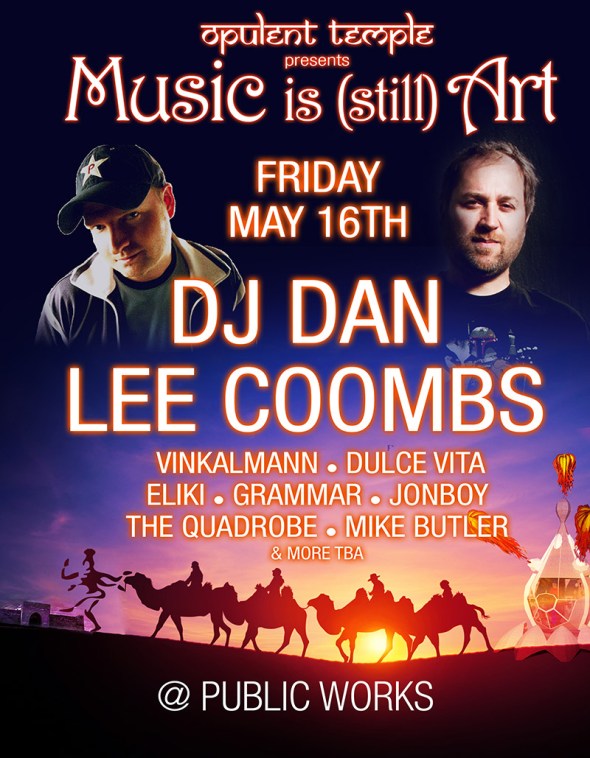 Lee Coombs headlines Opulent Temple, SF @ Public Works, Friday 16th May